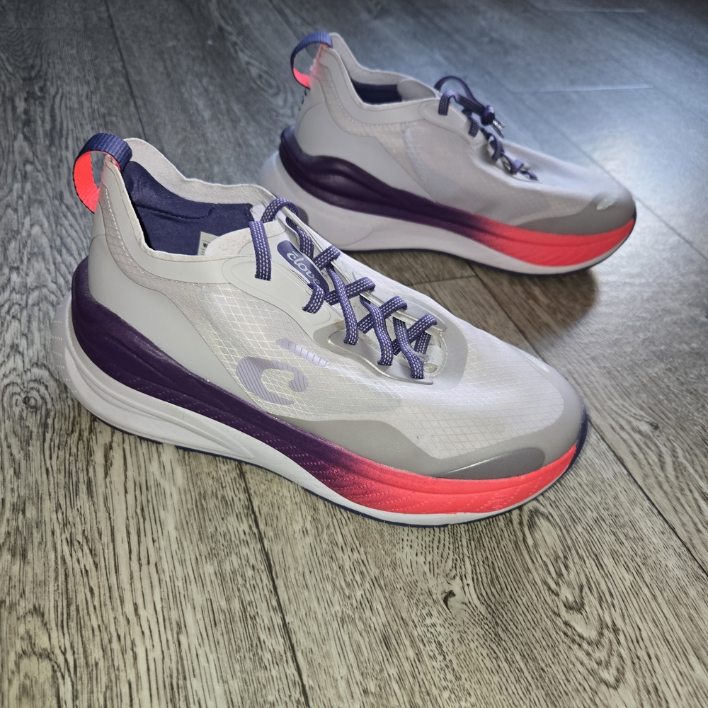 Stylish Women's Athletic Shoes - Purple and Pink
